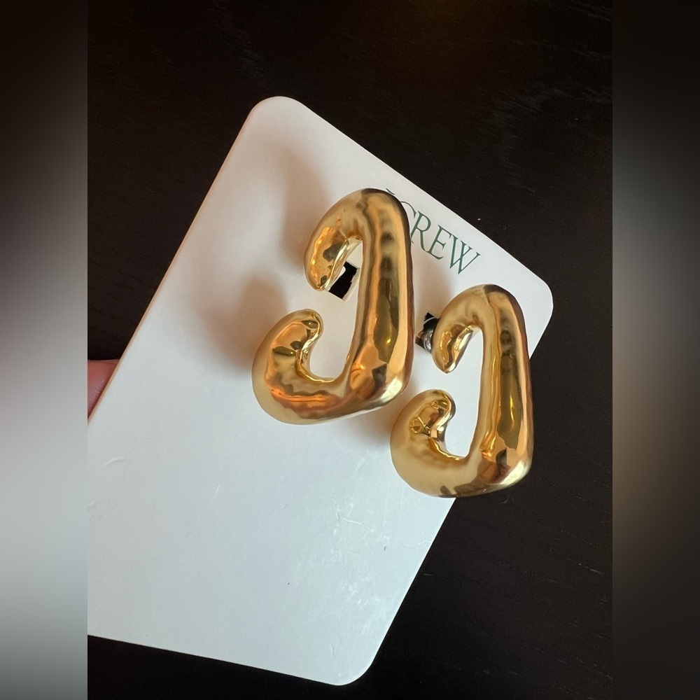 J.CREW Heart hoop earrings - Picture 8 of 12